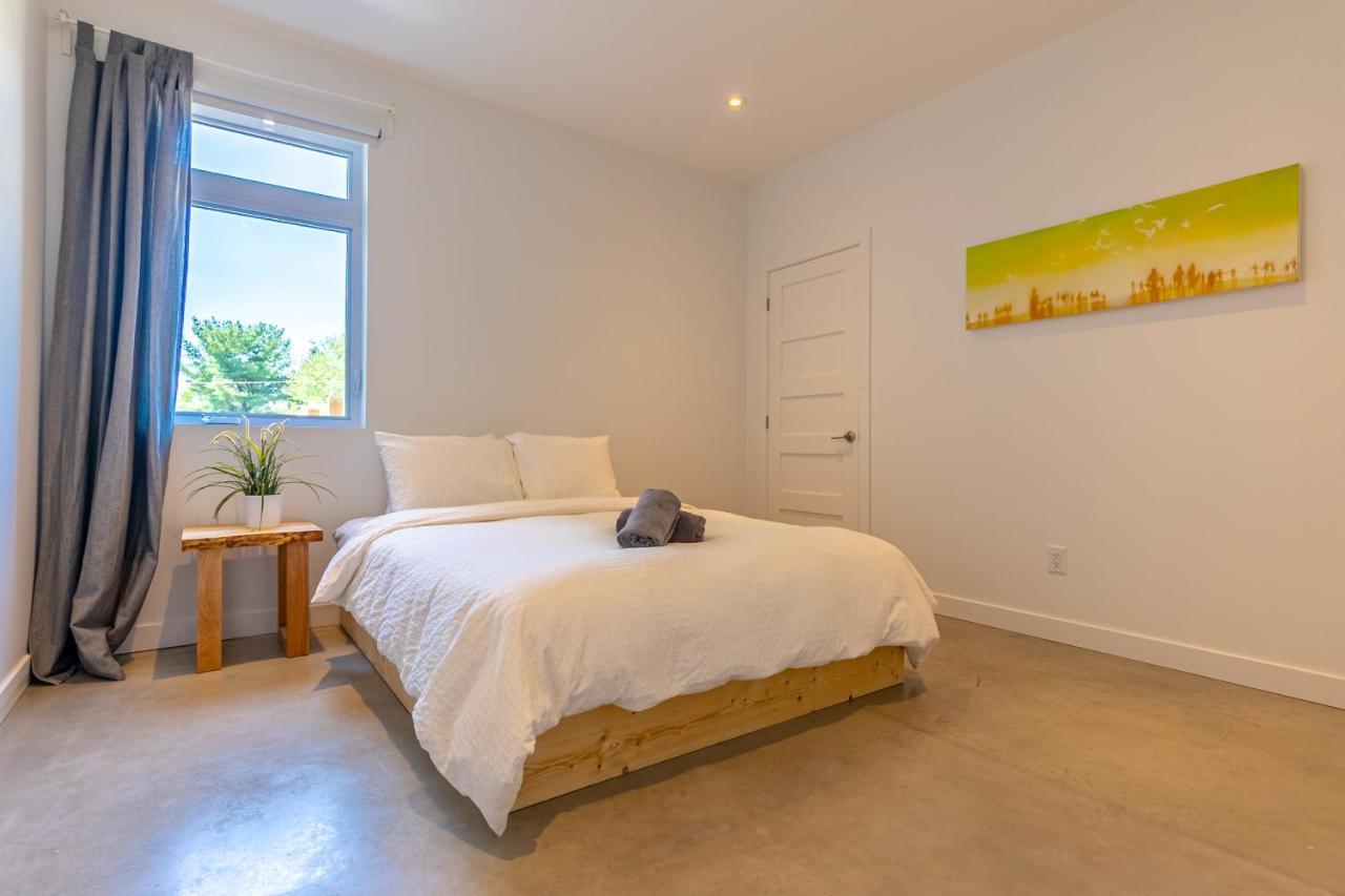 Hotel-Appartements De La Gare Val-David Bagian luar foto