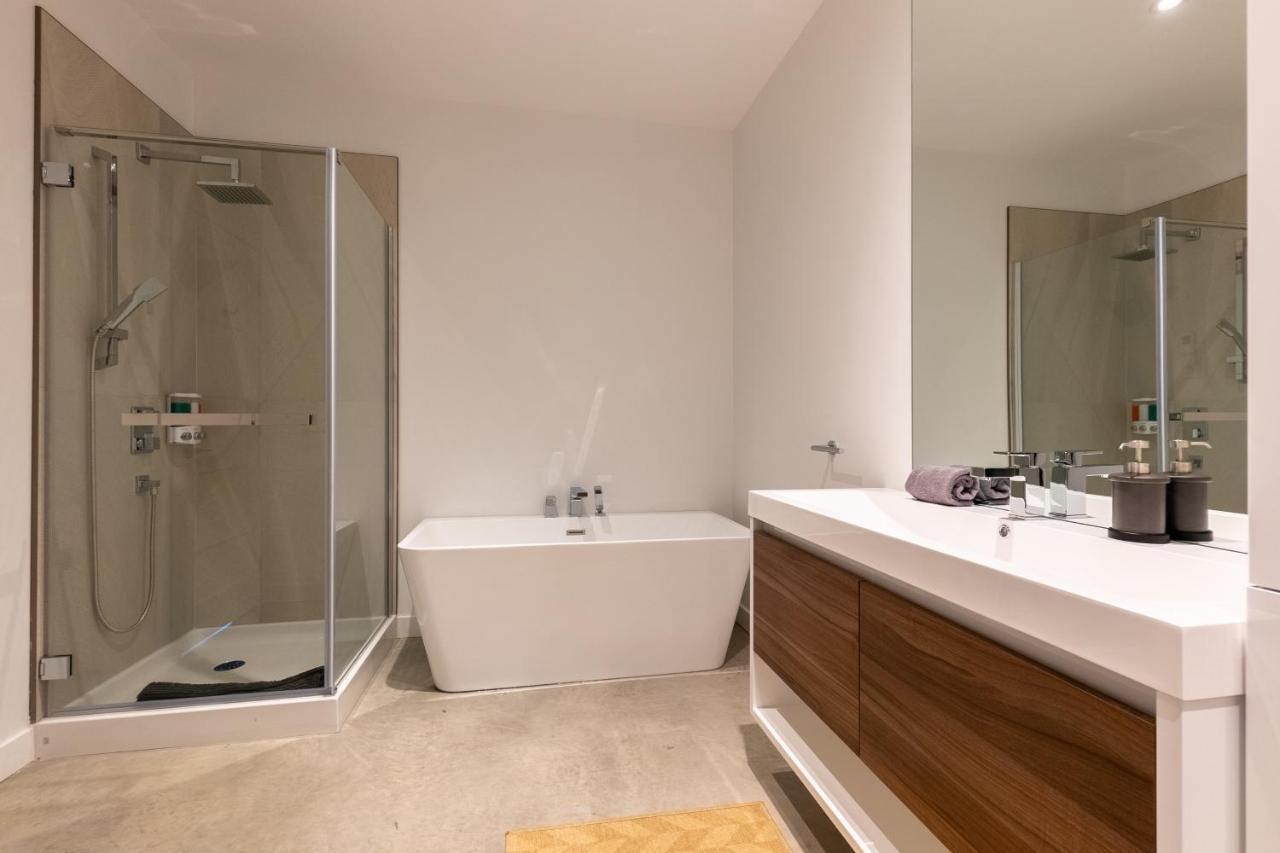 Hotel-Appartements De La Gare Val-David Bagian luar foto